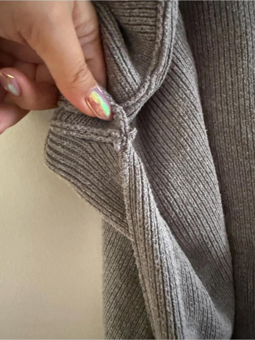 Free People Easy Street Tunic Sweater Grey